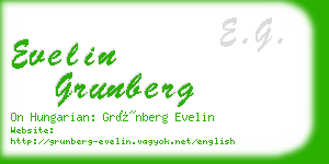 evelin grunberg business card